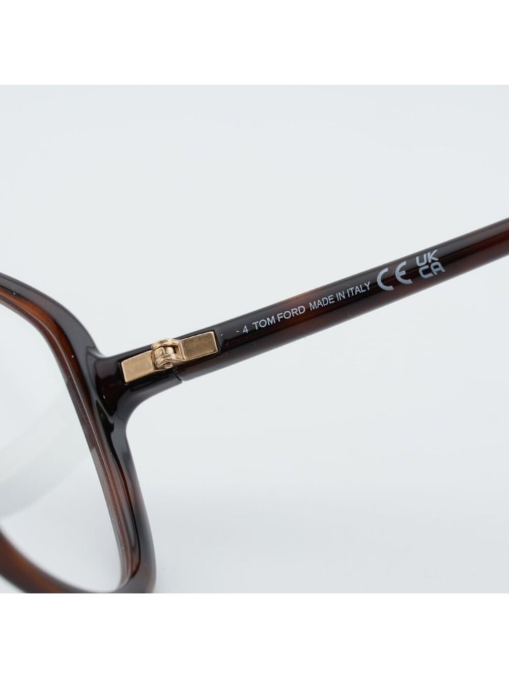 Tom Ford FT5907-B 052 Eyeglasses Havana 55mm Butterfly Frame, Blue Light Block - Picture 8 of 10